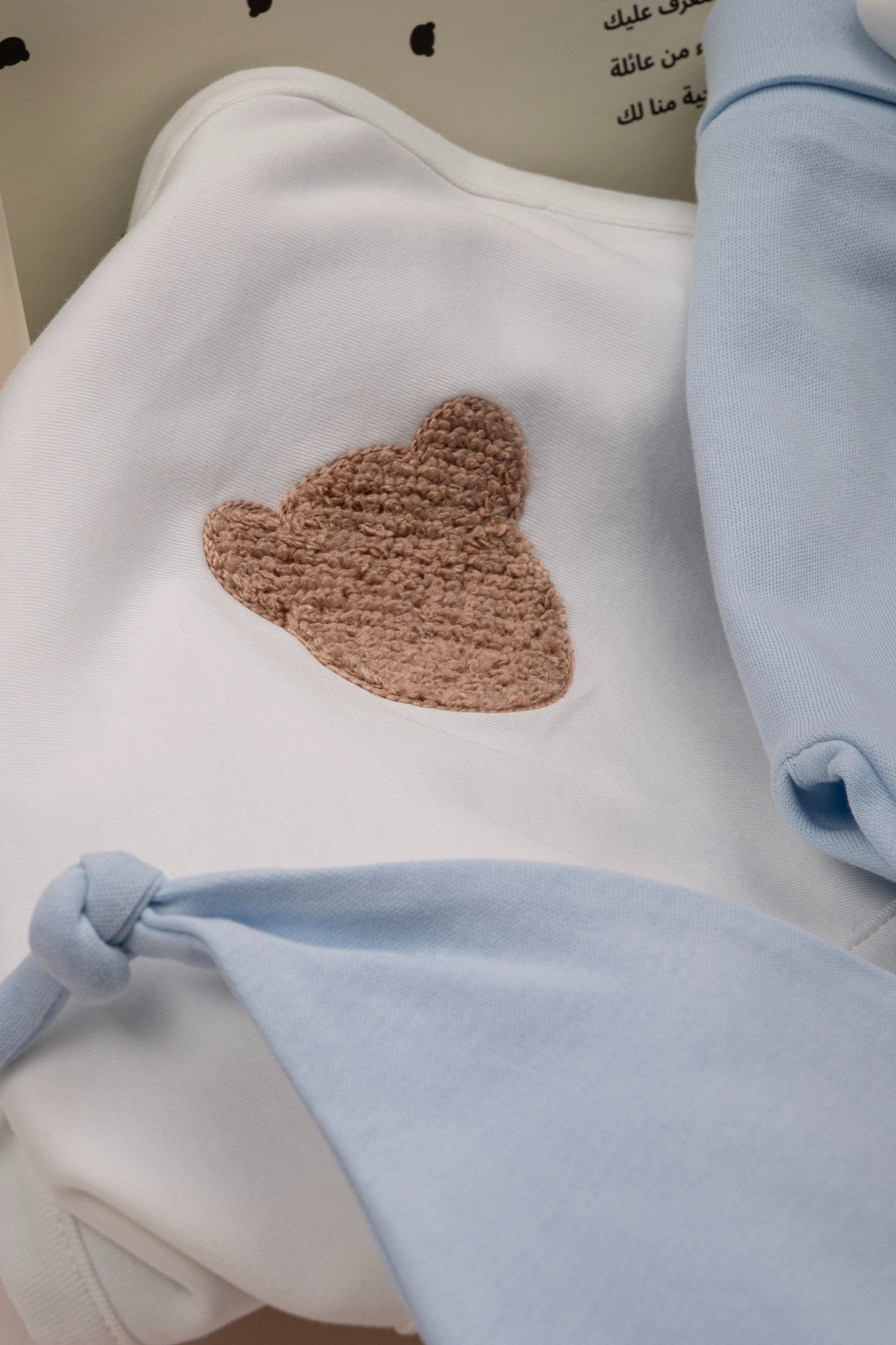 Teddy Bear detailed 10-piece set - Blue