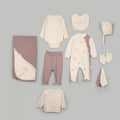 Purple bow 10-piece set