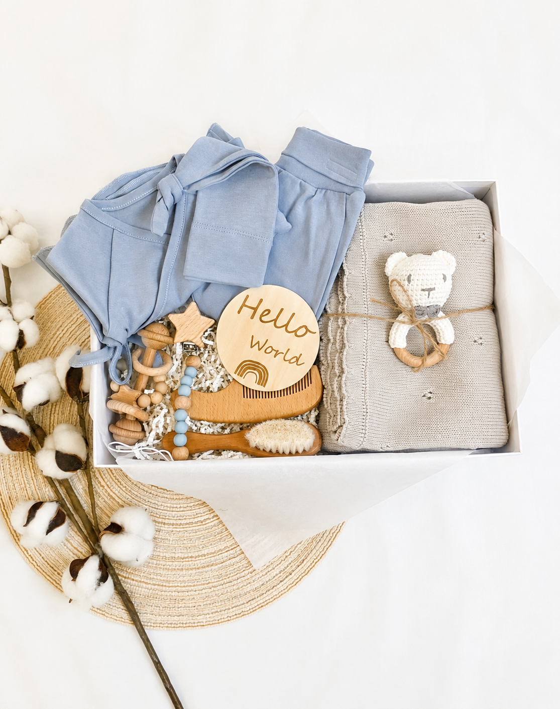 Blue Star welcome gift box