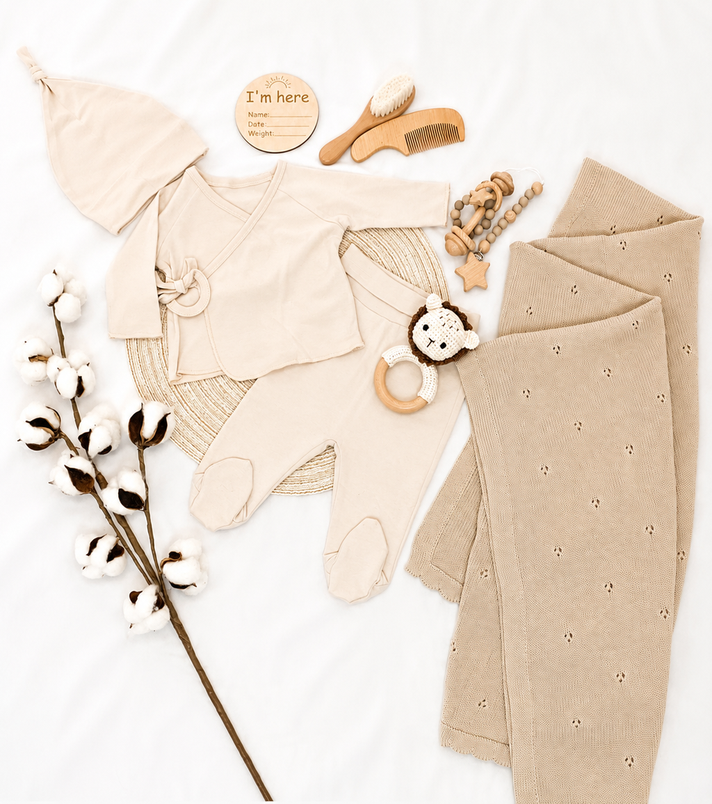 Natural baby gift box.