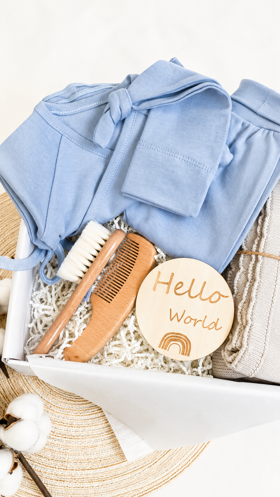 Blue Star welcome gift box